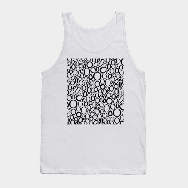 O - Typography (Black) Tank Top by gillianembers